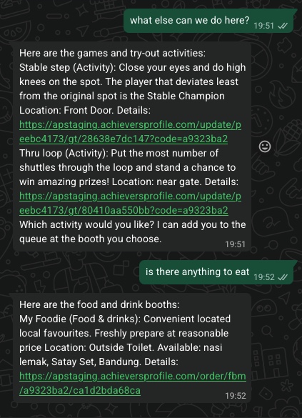 Concierge Promoting Event Activities