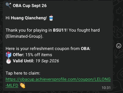 Automated Coupon Drop